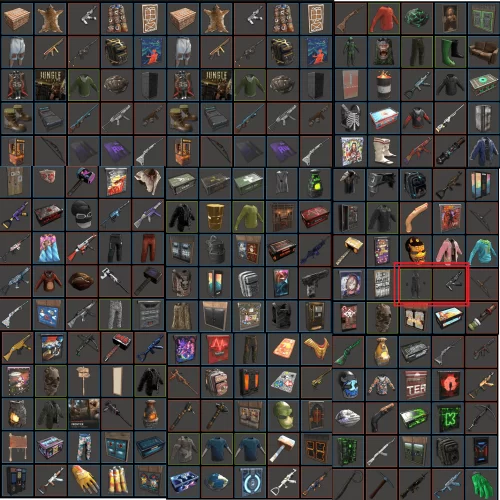  225 SKİN NİNJA SUİT TACULARR AR ÖZEL 900 TL RUST ENVANTERLİ 2 PACK